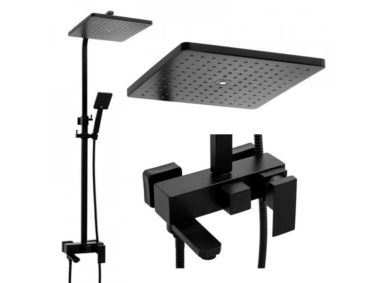 Sprchová souprava - Sprchový set PREM - černá