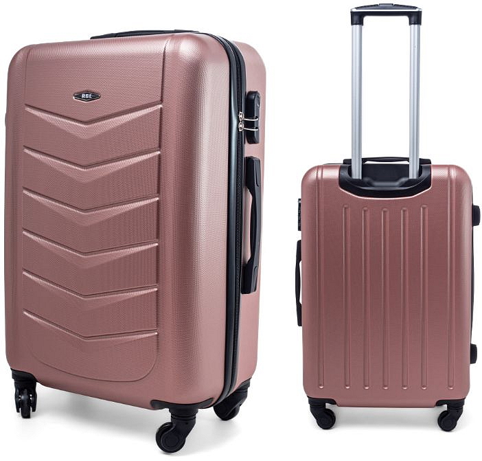 Cestovní Kufr VERONA - Rose Gold