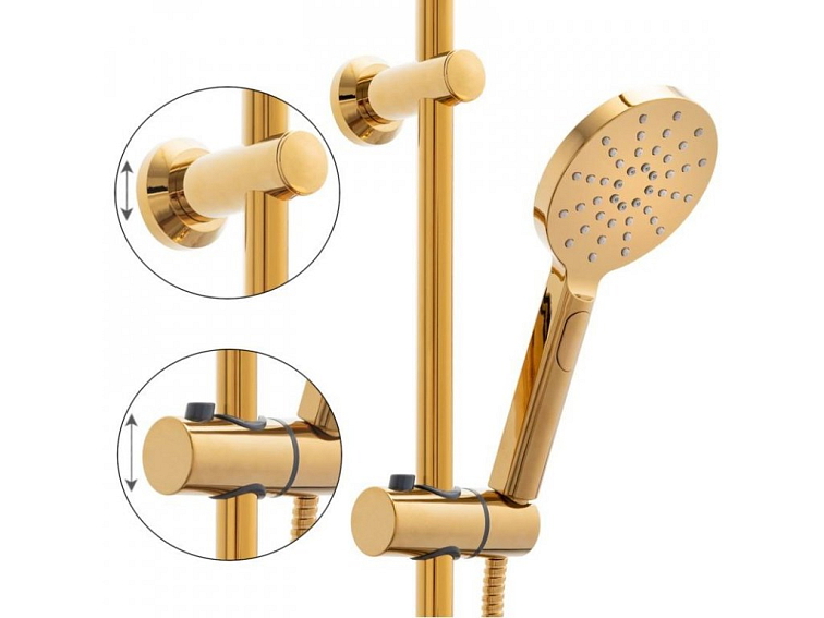Sprchová souprava - Sprchový set GOLDEN - zlatá