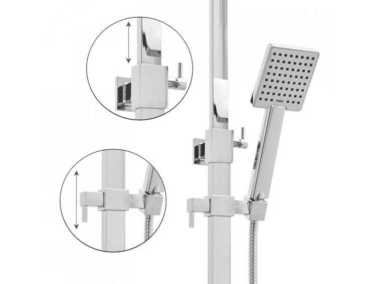 Sprchová souprava - Sprchový set MONTE - chromová