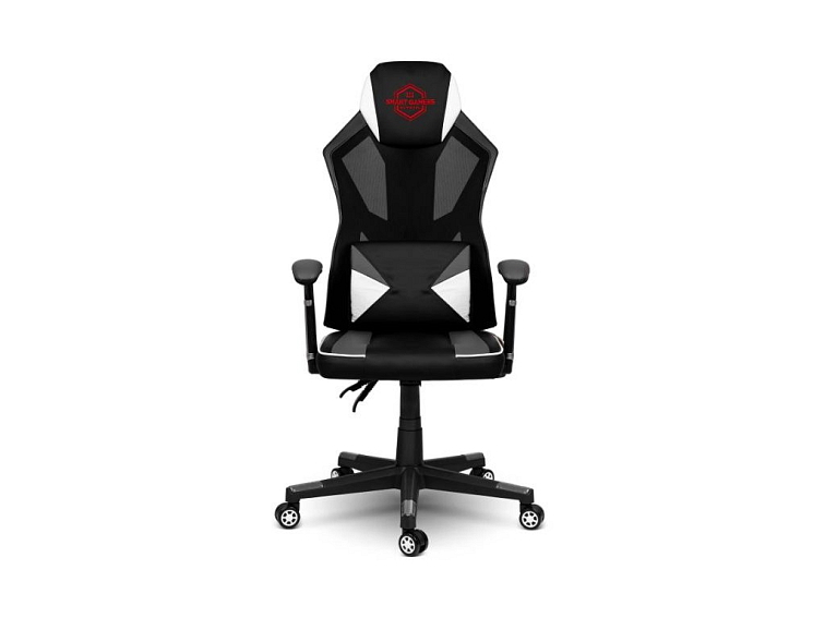 Herní židle CHIRON černá/bílá