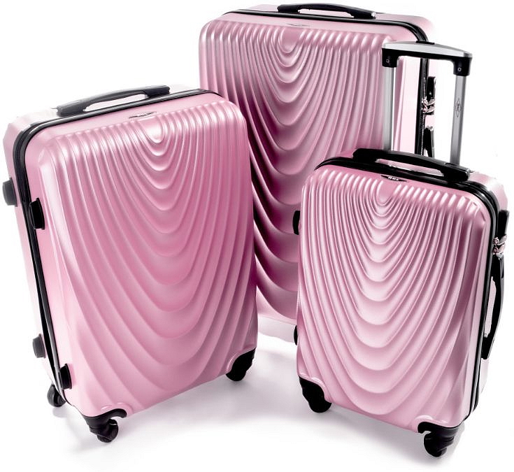 Cestovní Kufr SEA - Pudrový růžový