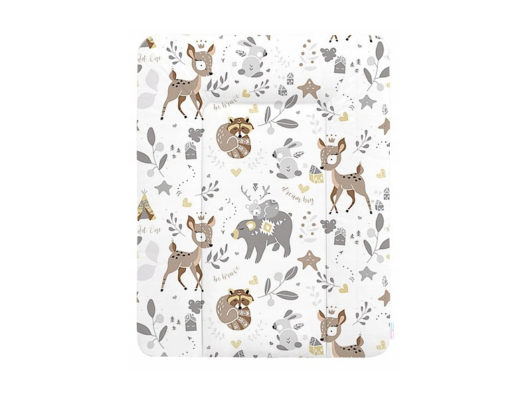 Přebalovací podložka na komodu měkká 50x70 cm - Srneček a přátelé