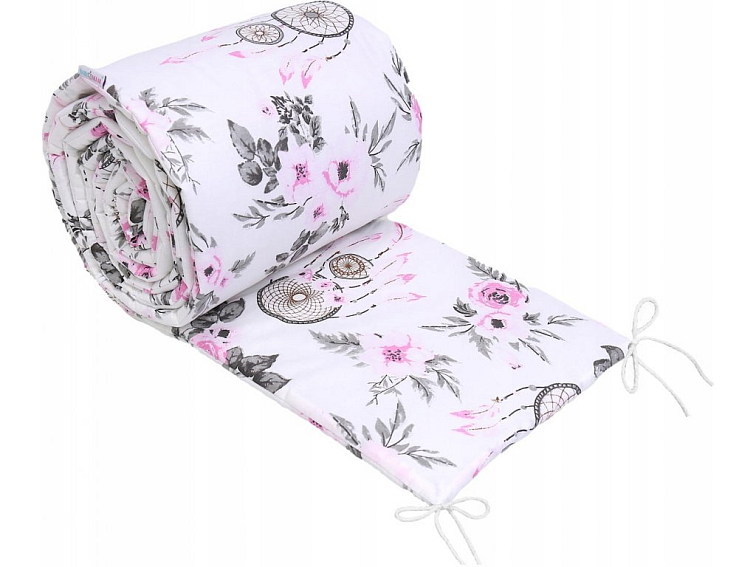 Ochranný mantinel do postýlky 360x30 cm - Lapače snů