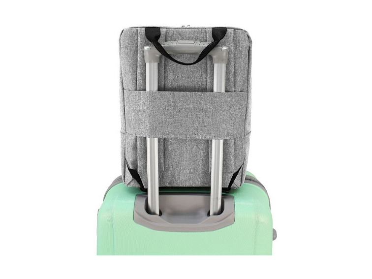 Cestovní batoh 40x30x20 příruční zavazadlo - Šedý-Zelený