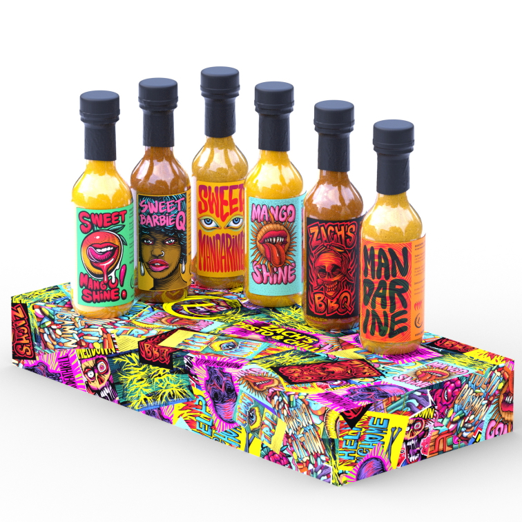 SWEET & CHILLI SET 6 CRAZY OMÁČEK