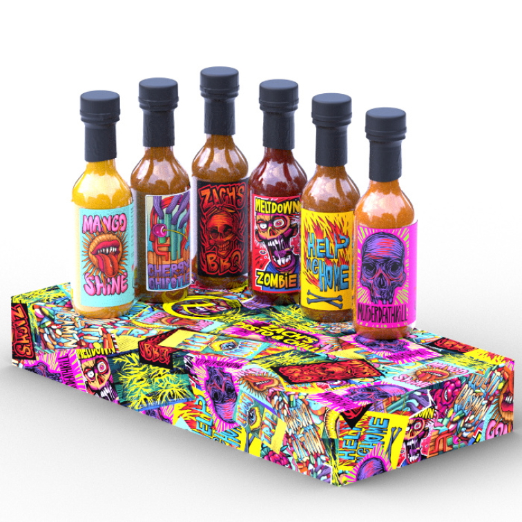 SET 6 CRAZY CHILLI OMÁČEK