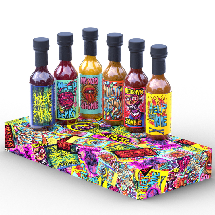 OVOCNÝ SET 6 CRAZY CHIILLI OMÁČEK