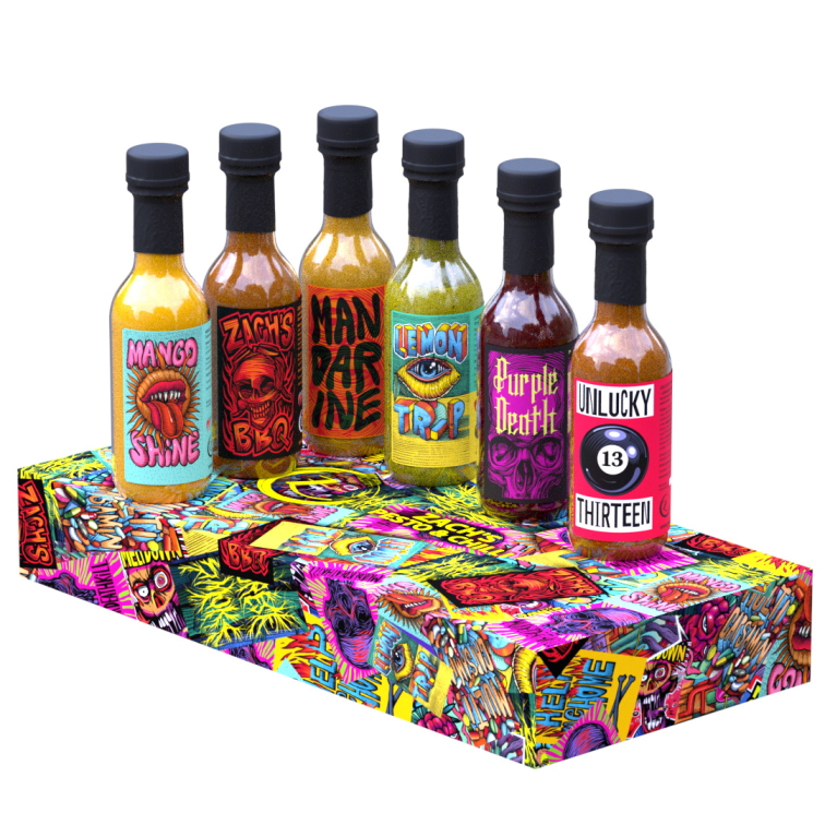 ZACHYHO SET NEJOBLÍBENĚJŠÍCH CHILLI OMÁČEK