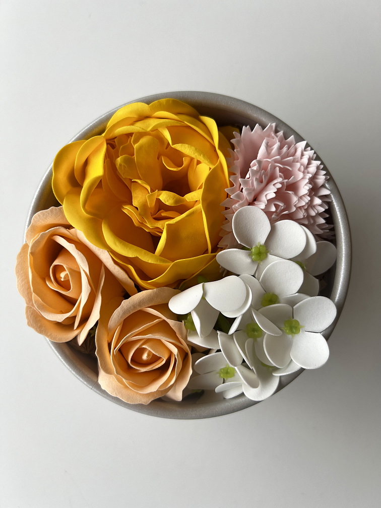 Sada mýdlových květů - 2 boxy