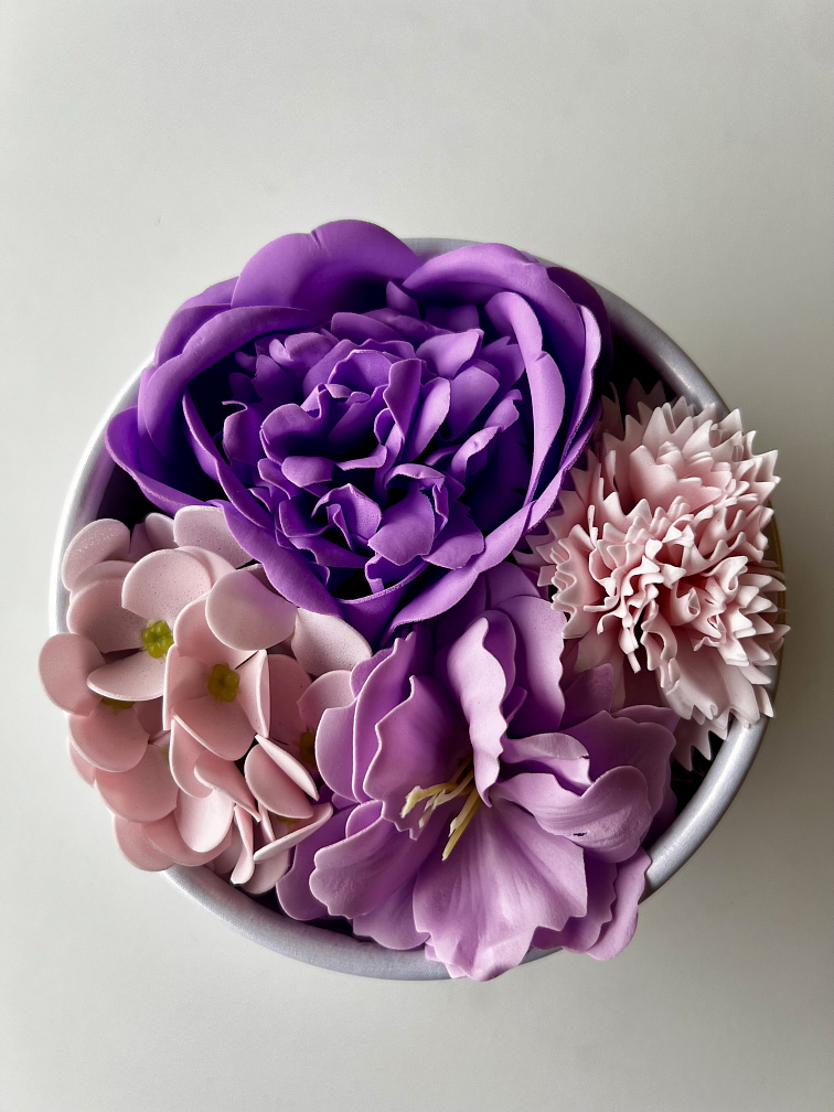 Sada mýdlových květů - 3 boxy