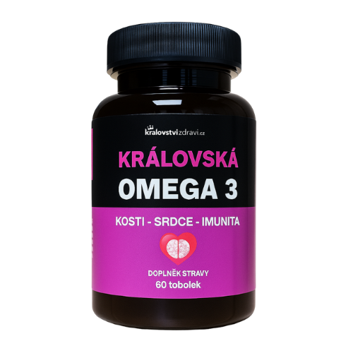2+1 Královská Omega 3 s vitamíny K2, D3, E, 3x60 tobolek