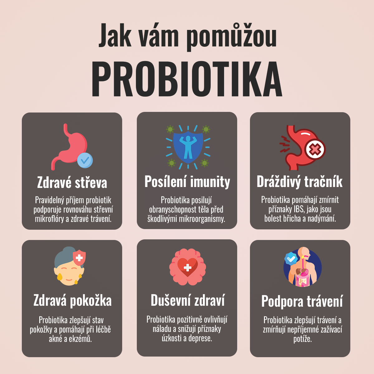 Královská Probiotika komplex laktobacilů a bifidobakterií, 60 kapslí