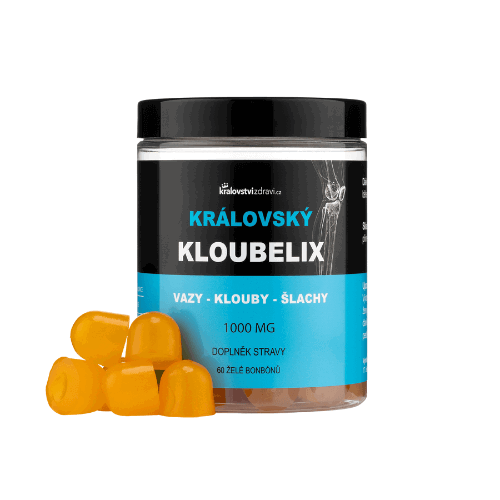 Královský Kloubelix citron/limetka, kloubní výživa 500 g, 60 želé