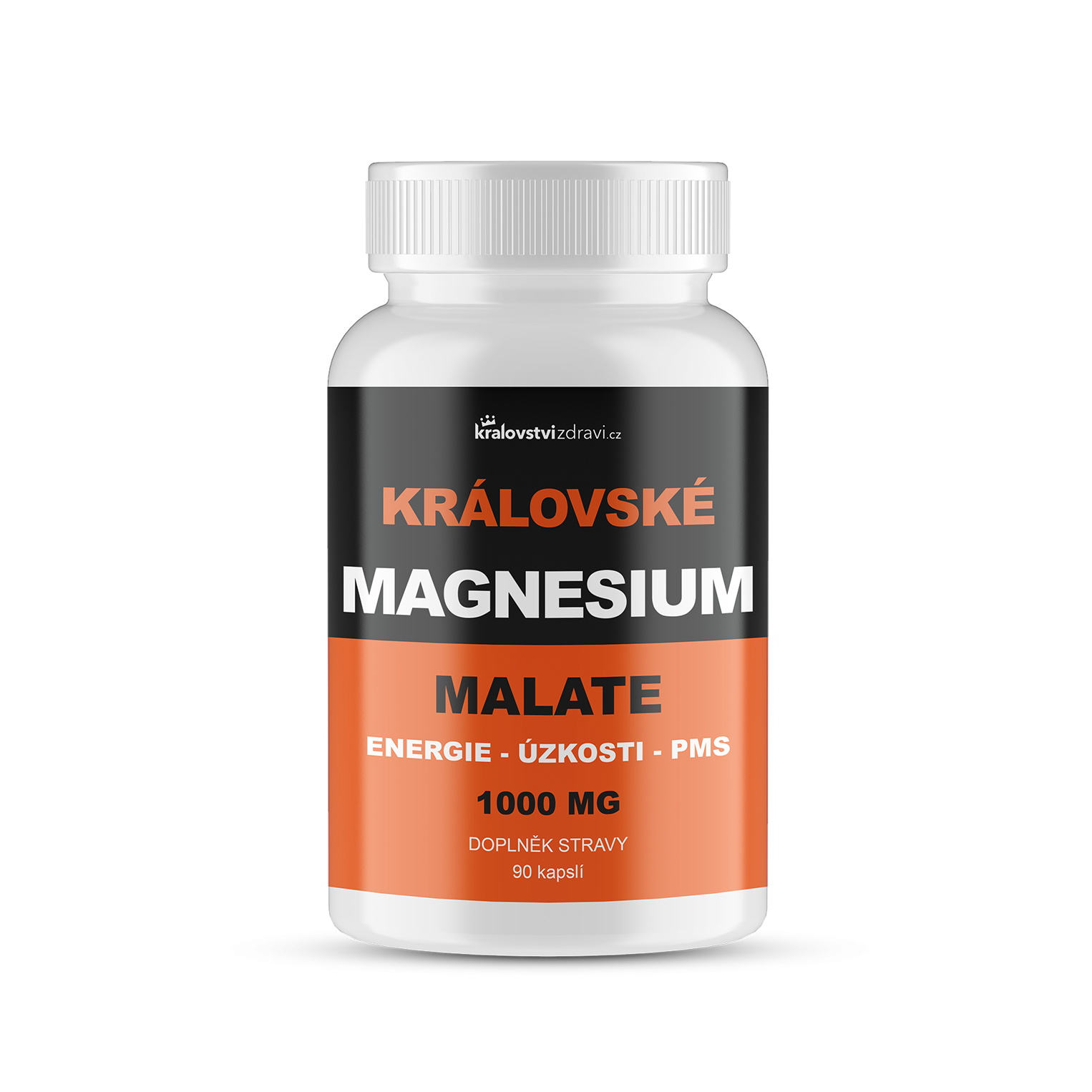 Královské Magnesium Malate 1000 mg, 90 kapslí