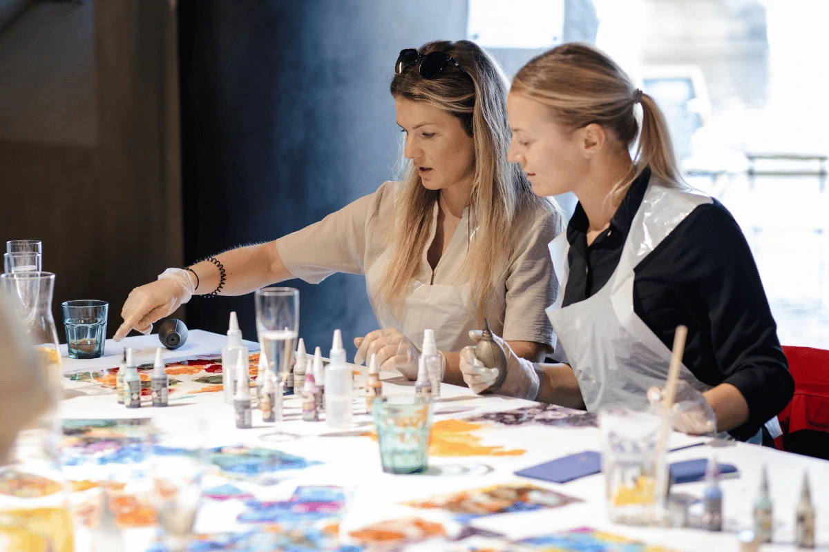 Malování lihovými inkousty – Vytvořte si vlastní umělecké dílo