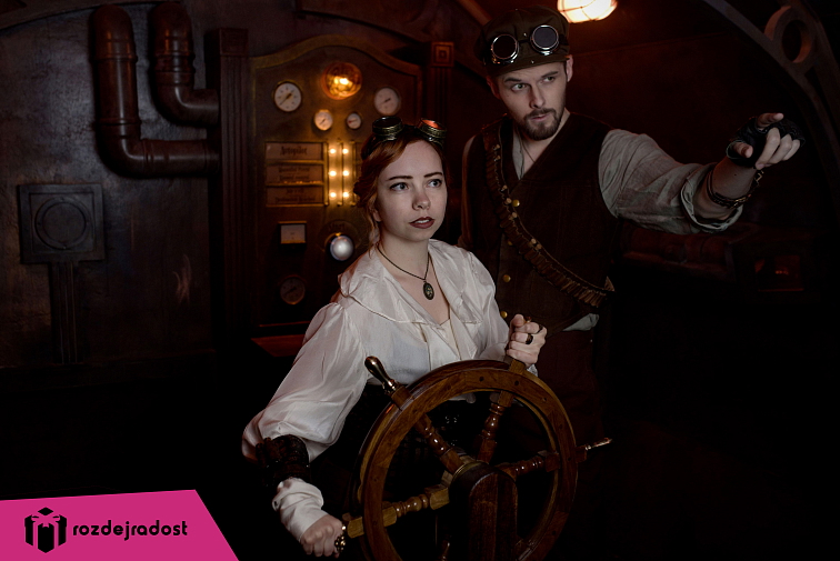 Profesorův tajemný experiment - ovládněte ponorku Nautilus