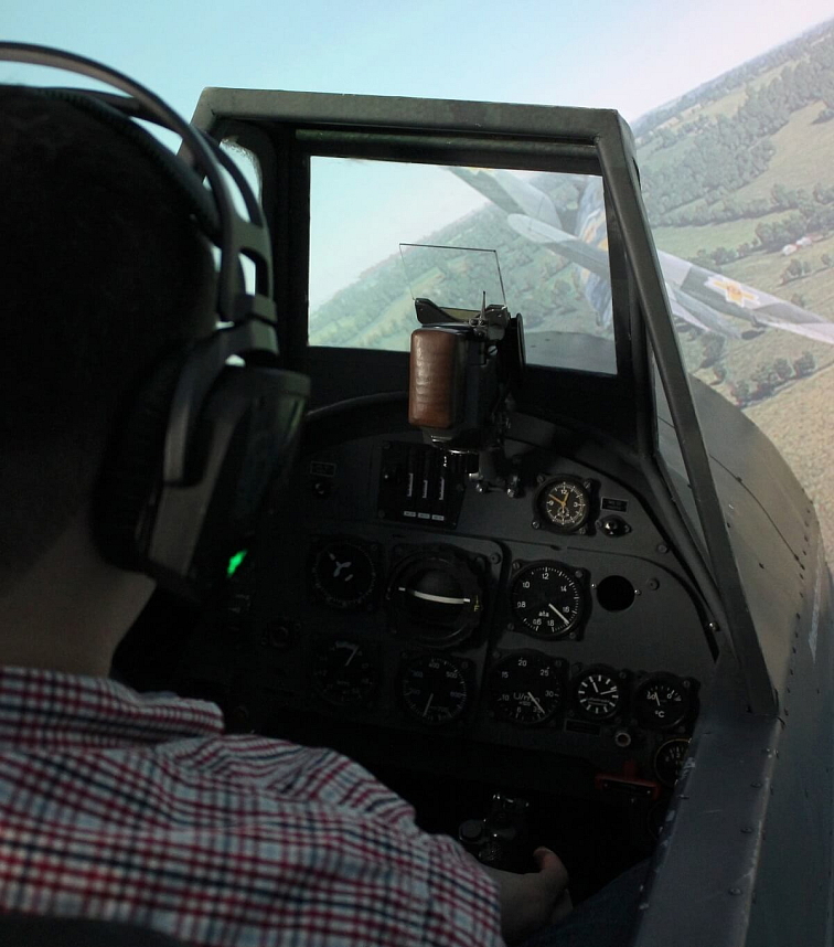 Zažijte bitvu v simulátoru letounu Messerschmitt Bf 109