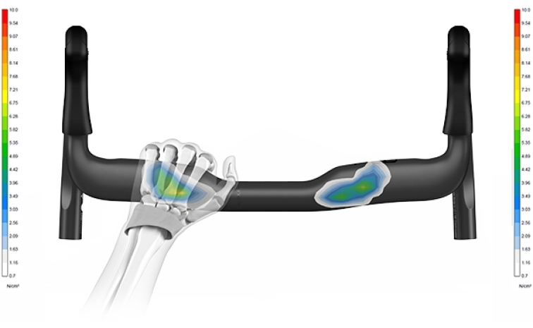 Řídítka silniční 312 R Carbon - integrovaná