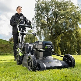 EgoPower+ LM2021E-SP s pojazdom s 5.0 Ah batériou