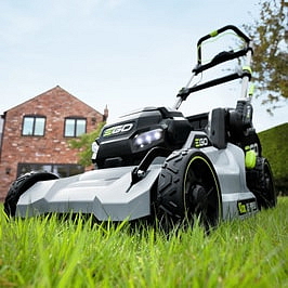 EgoPower+ LM1903E-SP s pojazdom a 5.0 Ah batériou