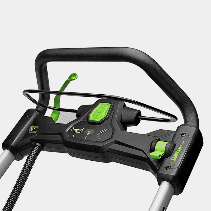 EgoPower+ LM2021E-SP s pojazdom s 5.0 Ah batériou