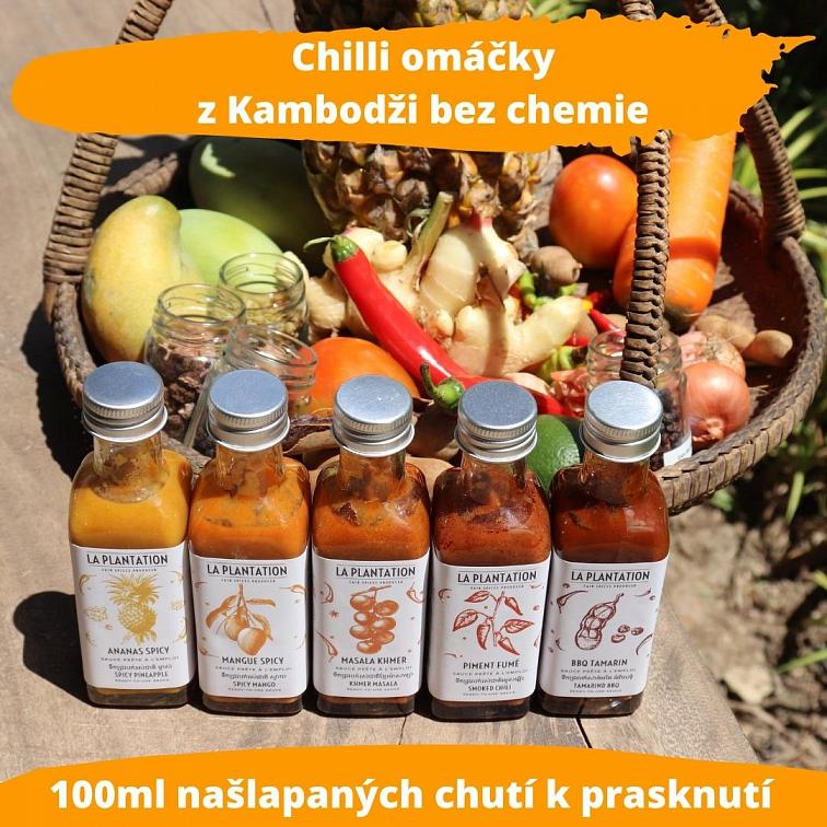 Spicy Pineapple - originální chilli omáčka z Kambodži 100ml