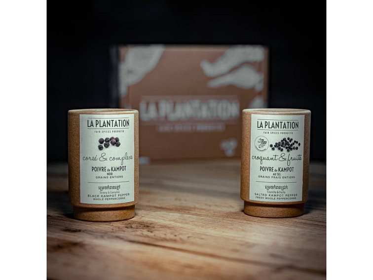 Dárková sada LP Kampotský černý a fermentovaný pepř 2x50g