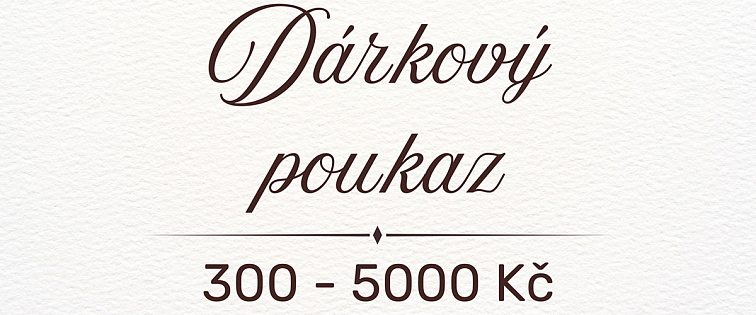 Dárkový poukaz 300 Kč
