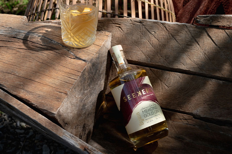 Seekers Mekong gold gin 41,3% 0,7L