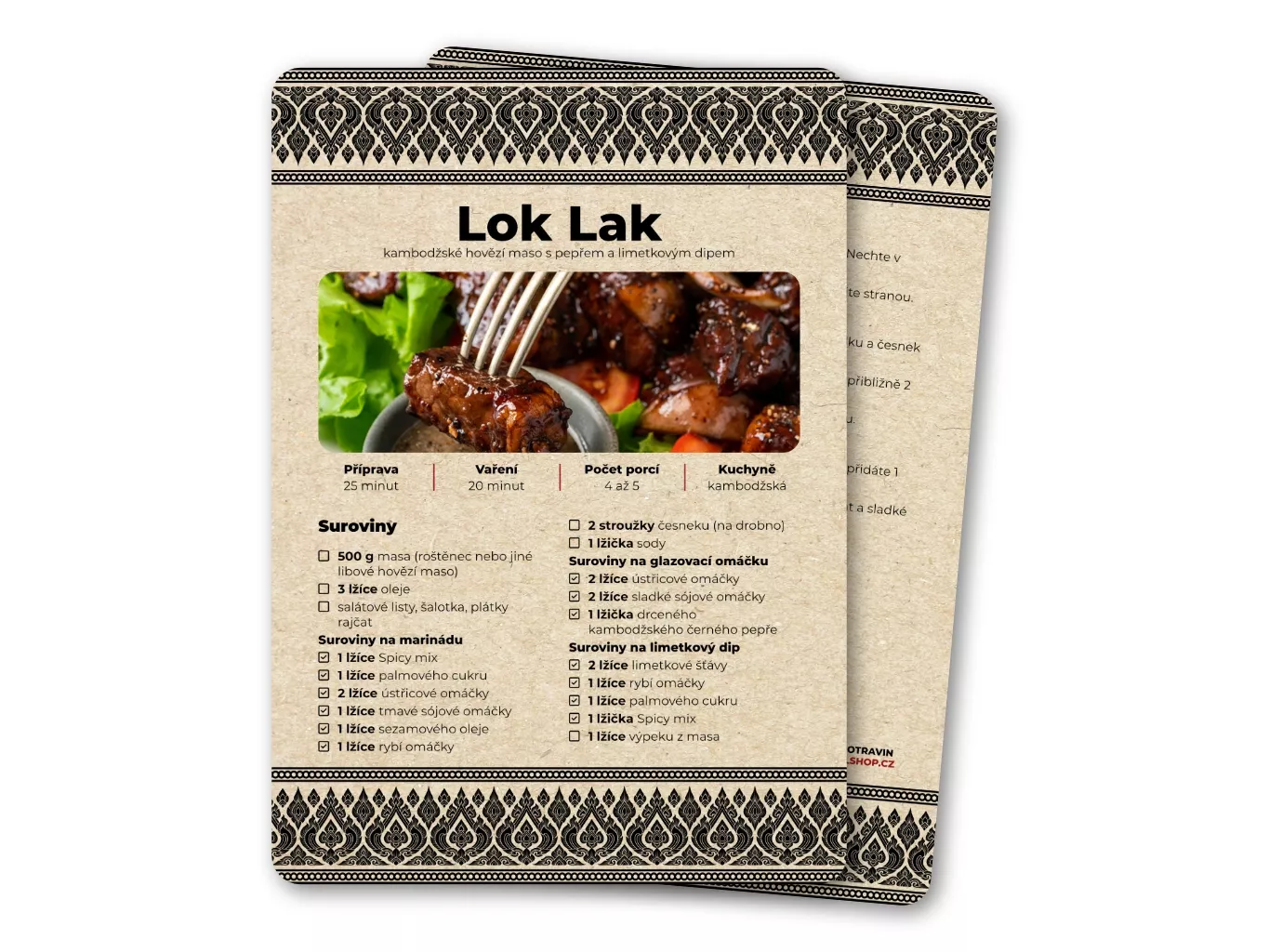 AsiaBox | Dárkový set na přípravu Lok Lak