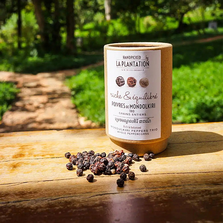 Kambodžský pepř z Mondulkiri tří barev 50g tubus