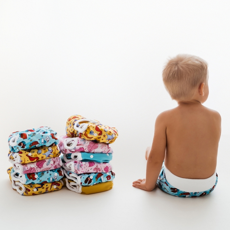 Reusable cloth diapers made in Europe from European fabrics | Bamboolik