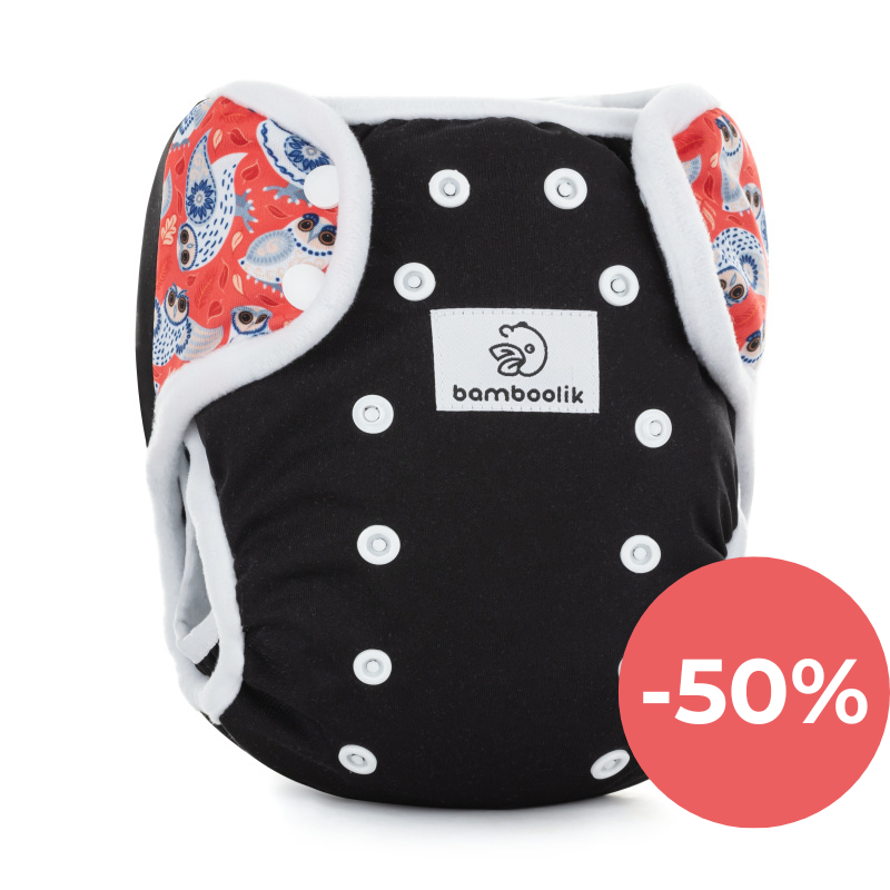 For comfortably dry bum. Laminated waterproof diaper cover, 100% reliable | Bamboolik
