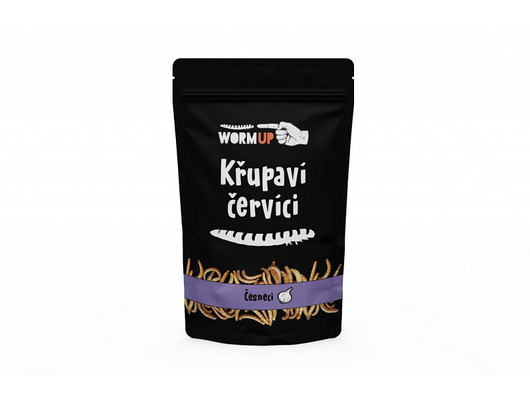 WormUP Křupaví Červíci 80 g - Výhodné balení