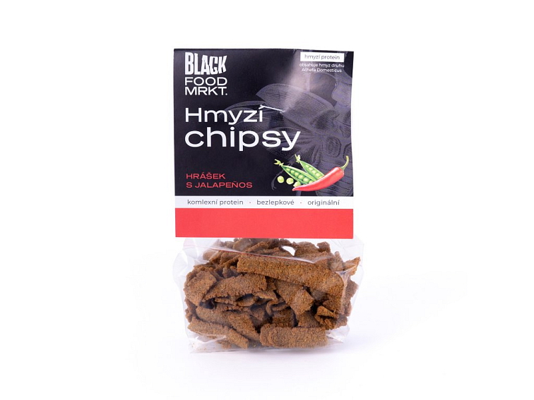 Black Food Market Hmyzí Chipsy 70 g