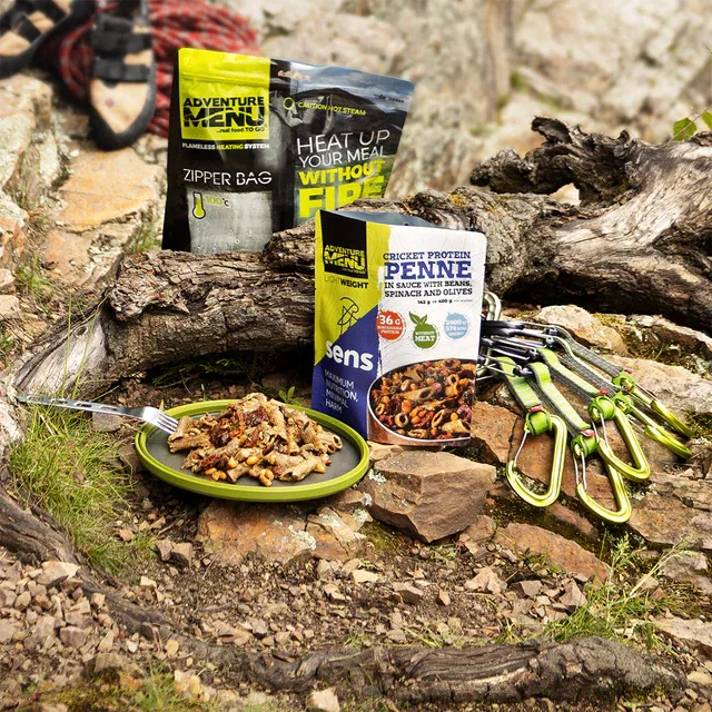 Sens Adventure Menu - Těstoviny s cvrččím proteinem na cesty