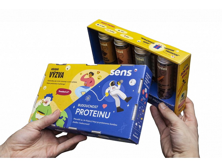 Sens Páliví křupaví a pražení cvrčci - Dárkový set 4 chutí 4 x 20 g