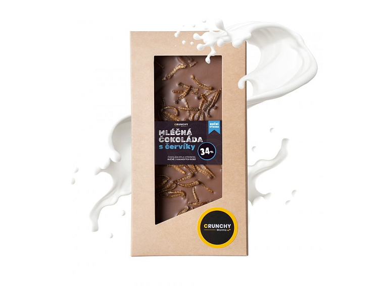 Crunchy Čokoláda s červíky 85 g