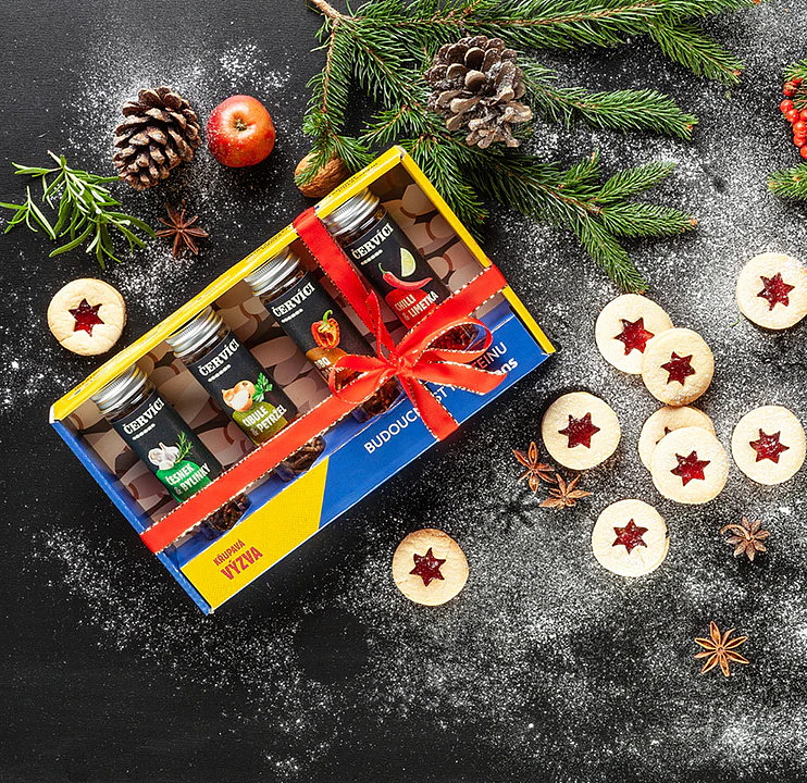 Sens Pražení červíci - Dárkový set 4 chutí 4 x 15 g