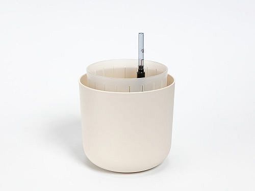 Květináč samozavlažovací Tolita Air, slonová kost, průměr 19 cm