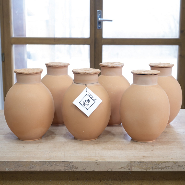 Zavlažovací nádoba Olla velká 5 l, přírodní