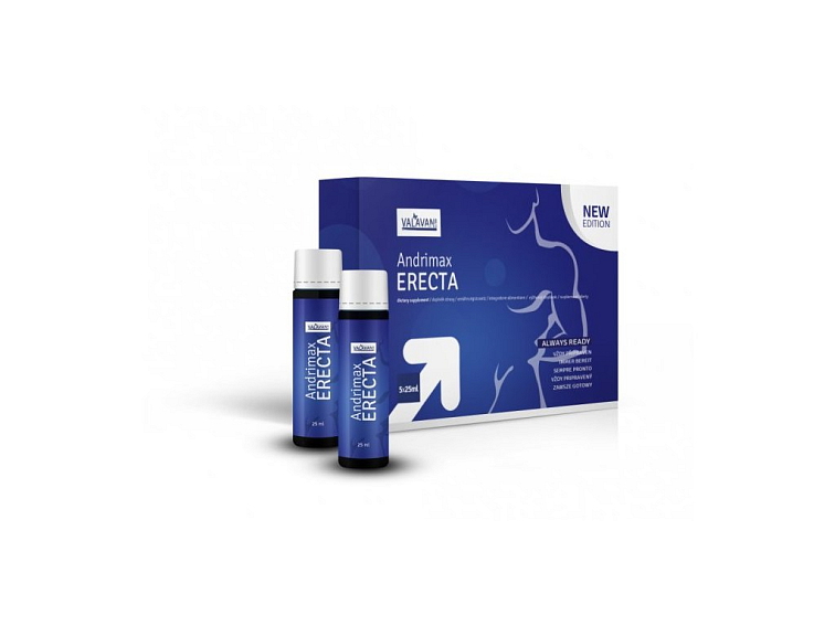 Andrimax ERECTA 5x25ml na podporu mužnosti