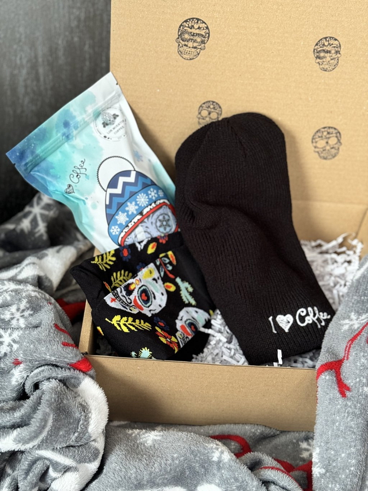 Zimní set s čepicí Black