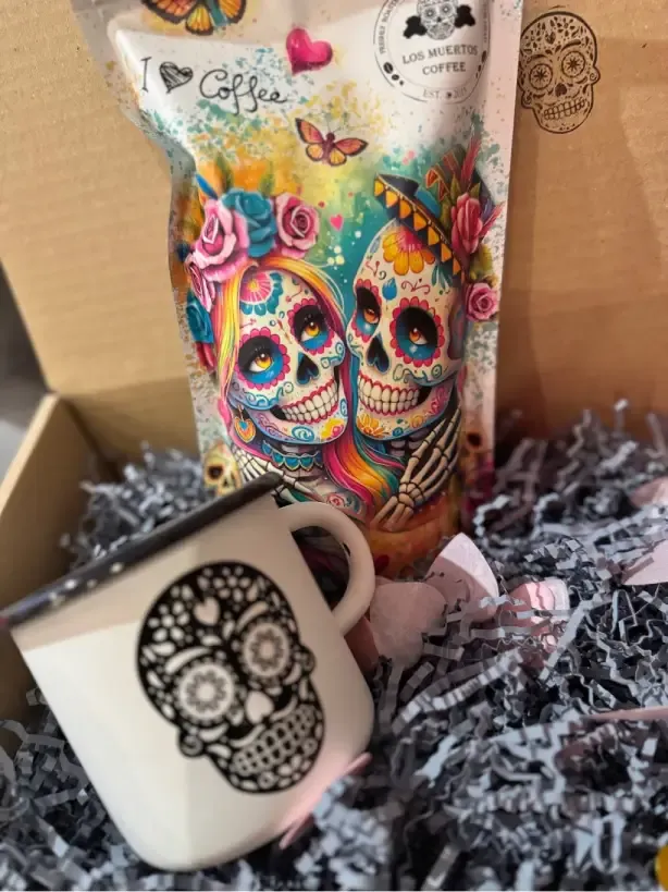 Valentýnské dárkové balení Los Muertos white