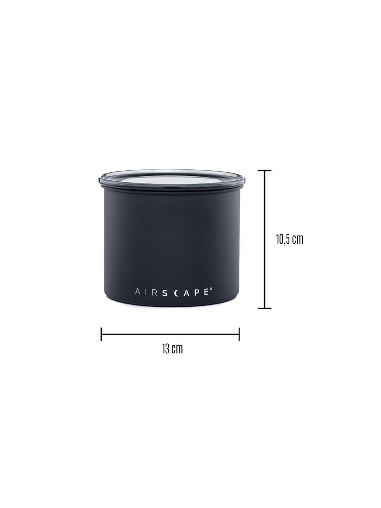 Airscape dóza na kávu Black Matte 300g