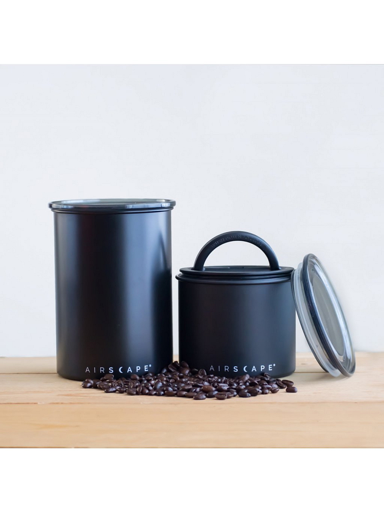 Airscape dóza na kávu Black Matte 300g