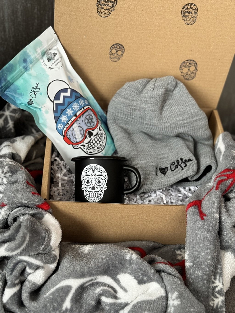 Zimní set s čepicí Grey