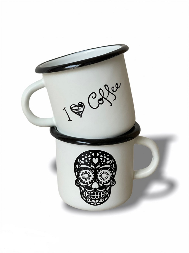 Dárkové balení Los Muertos 2x250g + 2 plecháčky 0,3 l