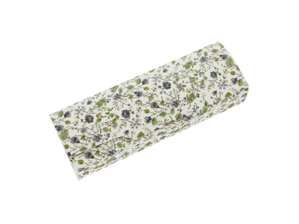 Puzdro na okuliare magnetické zelené Flower
